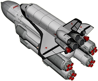 Buran shuttle.