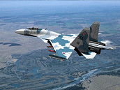 Су-35. Визуализация 3D модели, поставляемой на CD «Flankers».